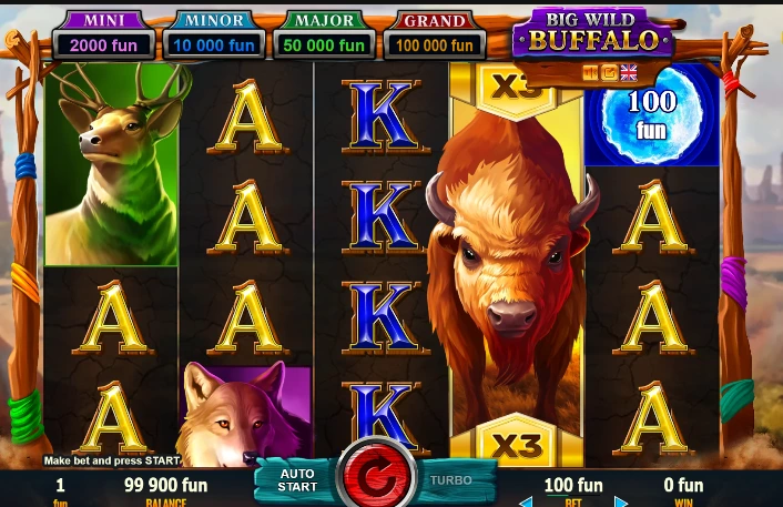 big wild buffalo pokie